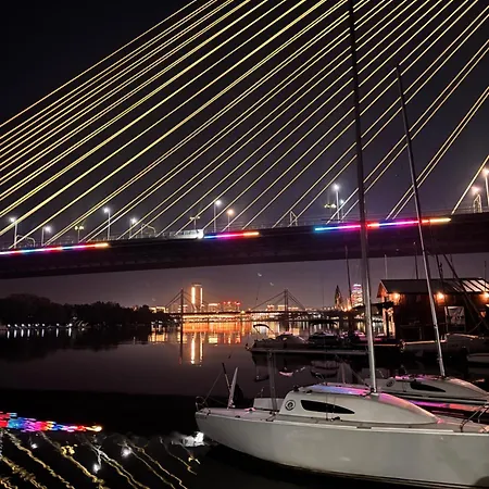 Ada Moment Splav- Kuca Na Reci Beograd- Floating House On Sava River ,belgrade * Bělehrad